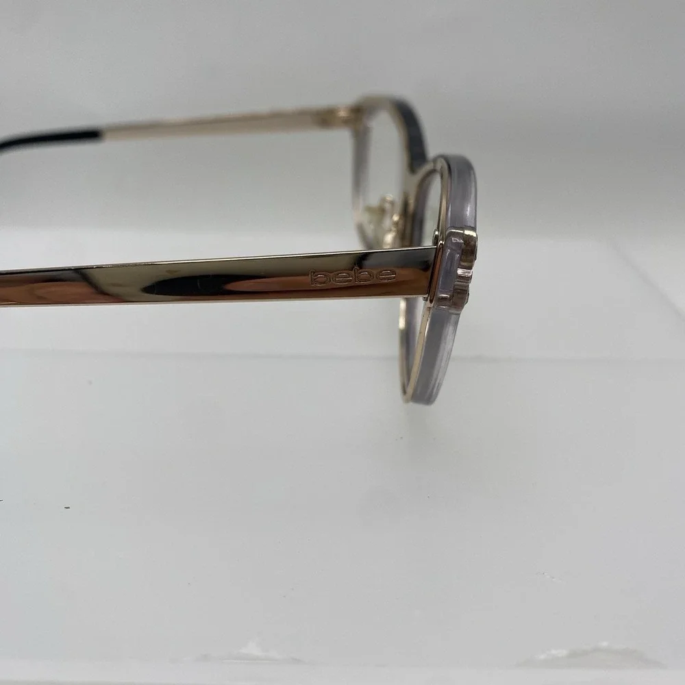 Bebe Eyeglasses Women FRAME ONLY BB5168 Cat Eye 53-17-140 Jet Gradient 536